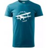 Still Plays With Planes - Klasické pánske tričko vyššej gramáže - S ( Tmavý tyrkys )