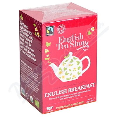 English Tea Shop Bio English Breakfast 20 x 2 g