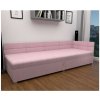 Čalúnená válenda AMSTERDAM 90x200 cm s univerzálnym čelom a úložným priestorom, ružová 151101250230 + záruka 3 roky zadarmo
