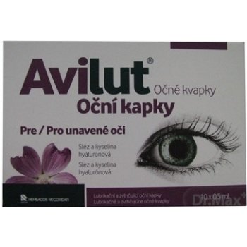 Recordati Avilut očné kvapky 10 x 0,5 ml