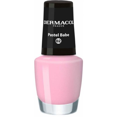 Dermacol Mini lak na nechty 02 Pastel Babe 5 ml