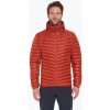 Pánska páperová bunda Rab Cirrus Flex Hoody tuscan red