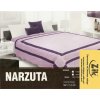 ZIK přehoz na postel biely fialovej viacfarebný 220 x 240 cm