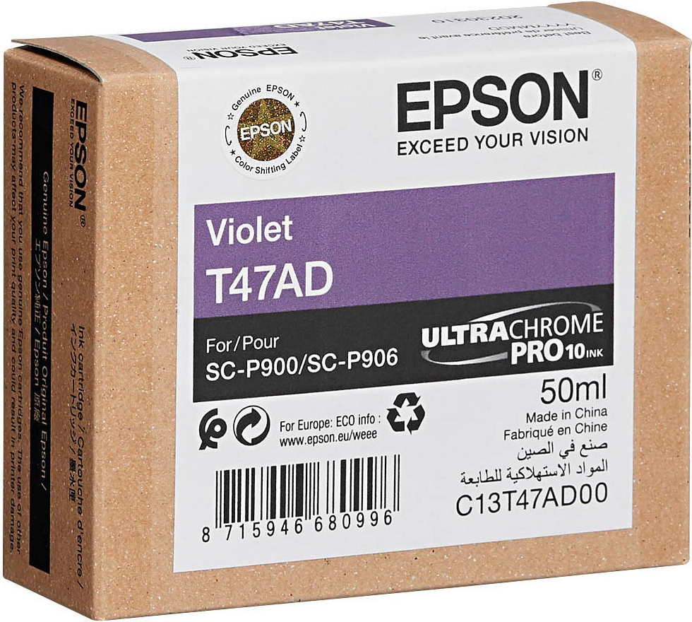 Epson T47AD Violet - originálny