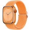 BStrap Elastic Nylon remienok na Apple Watch 42/44/45mm, bright orange SAP013C57