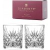 Poháre na whisky Diamante 310 ml 2 ks
