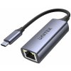 Adaptér Unitek USB-C - RJ45 1Gbit LAN, PD 100W U1323A