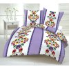 Didatex FOLK PURPLE bavlnené obliečky DeLuxe Rozmer obliečok: 140x200 cm, Obsah balenia: Set Balenie