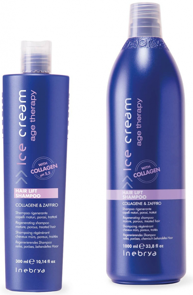 Inebrya Hair Lift šampón pre zrelé a chemicky ošetrené vlasy 1000 ml
