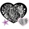 Starnails Pečiatkovacia doštička S08 - pôvabné ornamenty, srdiečka