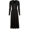 Ikks Dlhé šaty B230475 Čierna