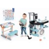 Set práčovňa a lavica na písanie a kreslenie Rowenta Wash&Clean Smoby s elektronickým vysávačom so zvukom
