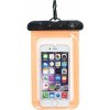 Vodotesné univerzálne púzdro na mobil - oranžové