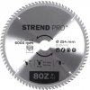 Kotúč Strend Pro TCT 254x3.0x30/20 mm 80T, na drevo, pílový, SK plátkami