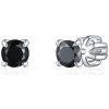 Olivie Strieborné 4mm náušnice PIPPI BLACK 8358 Ag 925; ≤1,0 g.