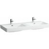 Dvojumývadlo Laufen Pre S 120x46 cm dva otvory pre batériu H8149660001041