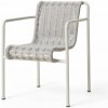 HAY Stolička Palissade Cord Dining Armchair, sky grey