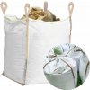 Záhradné zberné vrece Springos s vystuženou chlopňou 420l 75x75x75cm - biele Springos