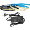 Sada LED pásika so zdrojom 24V 12W, 3000K, 1000lm COB 420LED/m (V-TAC)