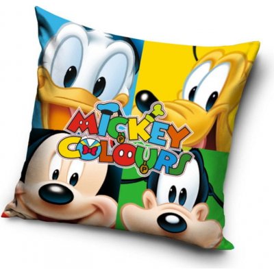 Carbotex Vankúš Mickey Mouse Colours motív Disney Gang 40x40 od 6,75 € -  Heureka.sk