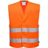 Portwest C374 MeshAir Hi Vis Two Band Reflexná vesta oranžová