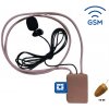 GSM slučka 10W s externým mikrofónom + špionážne slúchadlo - GSM slučka s externým mikrofónom + svetlé slúchadlo MicSpy TE-09