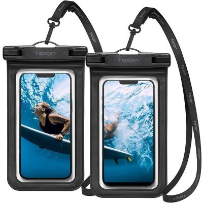 Púzdro Spigen Aqua Shield WaterProof Case A601 2 Pack čierne