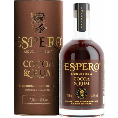 Ron Espero Cocoa & Rum 40% 0,7 l (tuba)