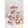 Chaks Candy bar stojan na koláčiky okrúhly - 4 poschodia