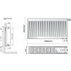 PURMO Radiátor CV22 300/400 (PURMO CV22 300/400)