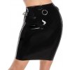 LateX Latex Knee-length Skirt 2901382 Black S