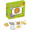 Mac Toys Vyfarbovacie puzzle Zvieratká 6 obrázkov