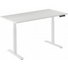 AlzaErgo Table ET2 biely + doska 120 × 80 cm lamino biely dub