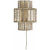 MADAM STOLTZ Nástenná lampa Seagrass
