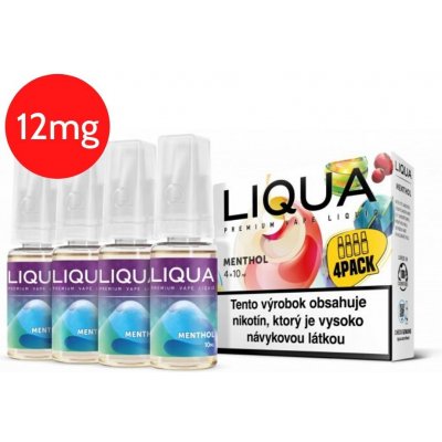 Ritchy Liqua Elements 4Pack Menthol 4 x 10 ml 12 mg