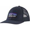 Šiltovka Patagonia P-6 Logo LoPro Trucker Hat Farba: modrá/sivá