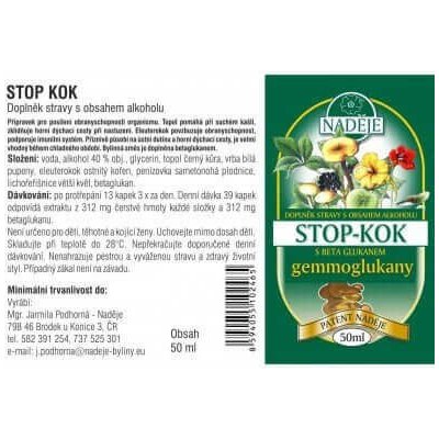 Naděje Podhorná Stop-kok 50 ml