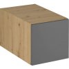 Kondela Horná skrinka, dub artisan/sivý mat, LANGEN N40