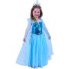 Rappa Detský kostým snehová princezná, veľkosť M