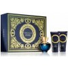 Versace Dylan Blue Pour Femme darčeková sada pre ženy parfumovaná voda 50 ml + telové mlieko 50 ml + sprchový gél 50 ml