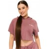 Dámska mikina GymBeam Relay Women‘s Cropped Hoodie Haze L