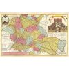 HERMAN MOLL (1654-1732): Mapa strednej Európy. Kolorovaná medirytina. Londýn, 1726. Druh potlače: Plagát rozmer 75x49 (papier posterový, 200g, satinovaný) - Reprodukcia dekoračnej historickej mapy na