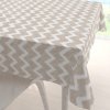 Biante Veľký dekoračný štvorcový obrus Porto PRT-006 Režný cik-cak 250x250 cm