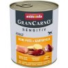 Animonda Gran Carno Sensitiv Adult Morčacie so zemiakmi 800 g
