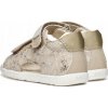 Geox sandále pre deti, prírodná koža, zlaté, veľkosť 18