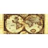 ForWall Fototapeta panoramatická vliesová Vintage map 250 x 104 cm