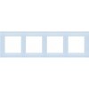 Rámček 4-násobný Nature matné sklo/modrá SIMON55 (Simon)