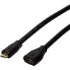 LogiLink USB kábel USB 2.0 USB Micro-B zástrčka, USB Micro-B zásuvka 3.00 m čierna CU0124; CU0124