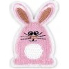 Nažehľovačka zajačik Veľkosť: Ružový