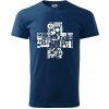 Zdravotné kríž veci - Klasické pánske tričko vyššej gramáže - XS ( Polnočná modrá )
